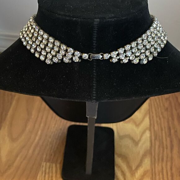 Vintage Rhinestone Necklace & Bracelet Set - Picture 3 of 8